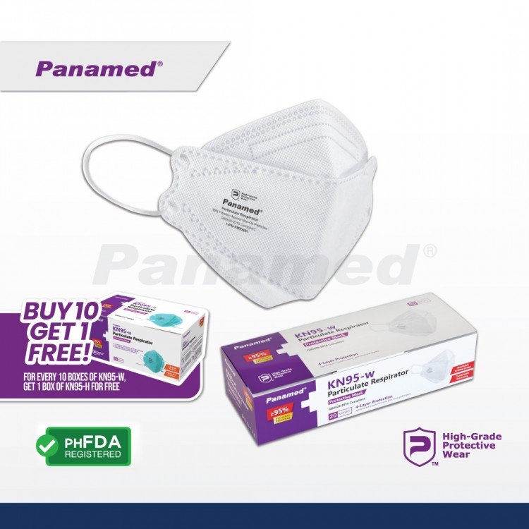 Panamed KN95-w Particulate Respirator (sold by box of 20s)