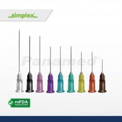 Simplex Disposable Needles (sold by box of 100s)