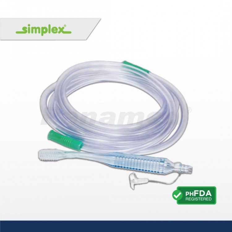 Simplex Silicone Toothbrush with Connecting Tube