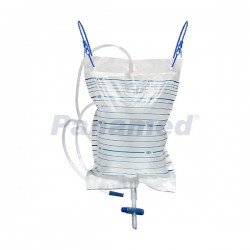 Simplex Bedside Urine Bag 2L, 120cm (Sold per 10's)