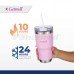 Hydrosenz Tumbler with Straw Purple 14oz, Getwell Hydrosenz Tumbler with Straw Purple 14oz, Getwell