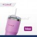 Hydrosenz Tumbler with Straw Purple 14oz, Getwell Hydrosenz Tumbler with Straw Purple 14oz, Getwell